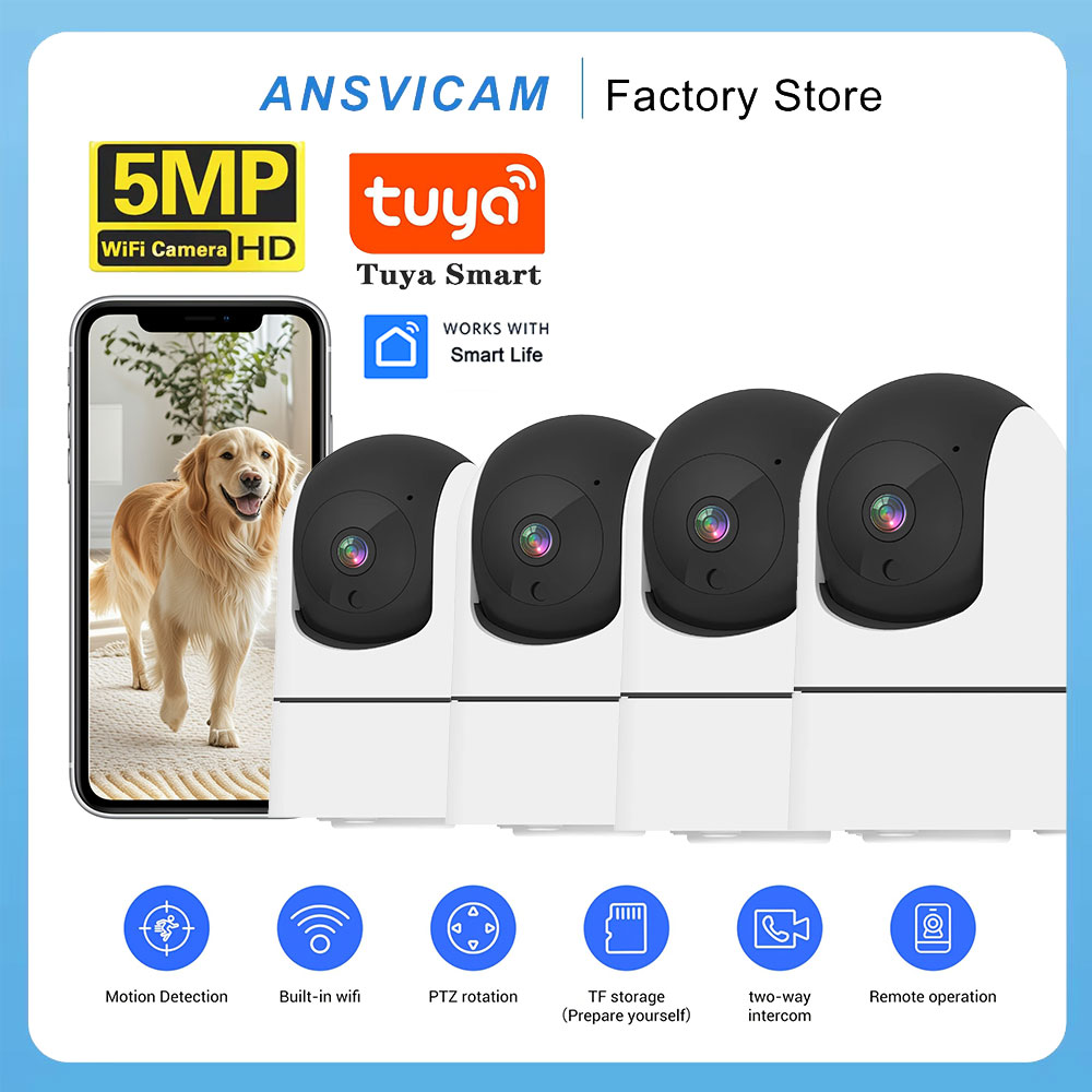 Smart Home Battery Camera Ezviz - Câmera de Segurança IP WiFi Tuya