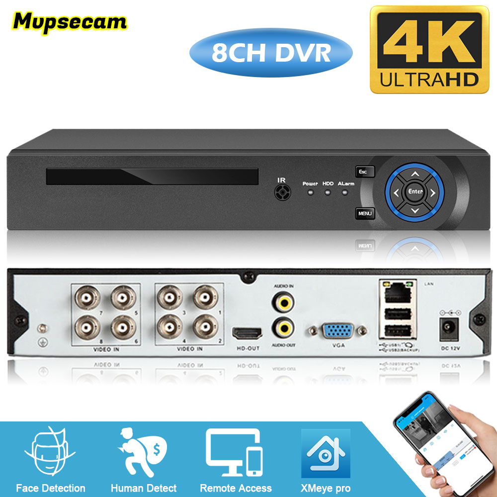 Smart Home Microsoft - Xmeye 4K 8MP Segurança CCTV DVR