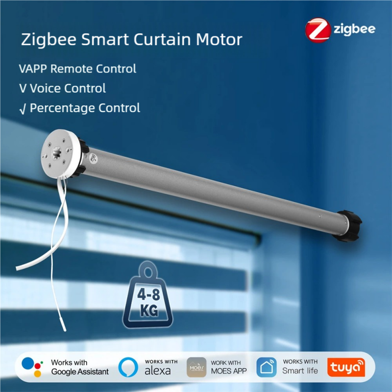 Smart Home Youtube - Motor de Cortina Inteligente Zigbee para