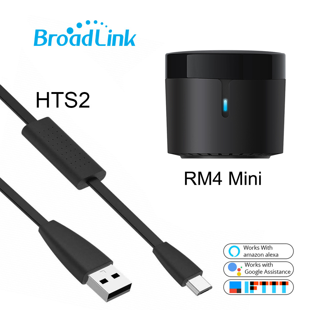 Smart Home Miniature - Controle Remoto Inteligente Broadlink Rm4 Mini,
