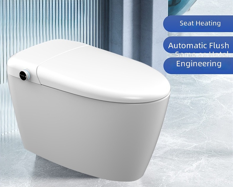 Smart Home Hotel - Assento Sanitário Inteligente Aquecido, Descarga Automática,