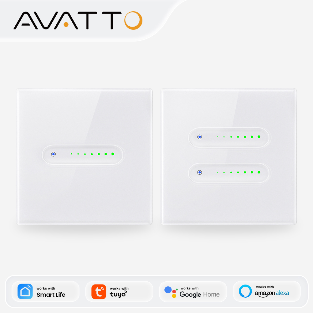 Smart Home Touchscreen Control Panel - AVATTO WiFi Interruptor Dimmer Inteligente de