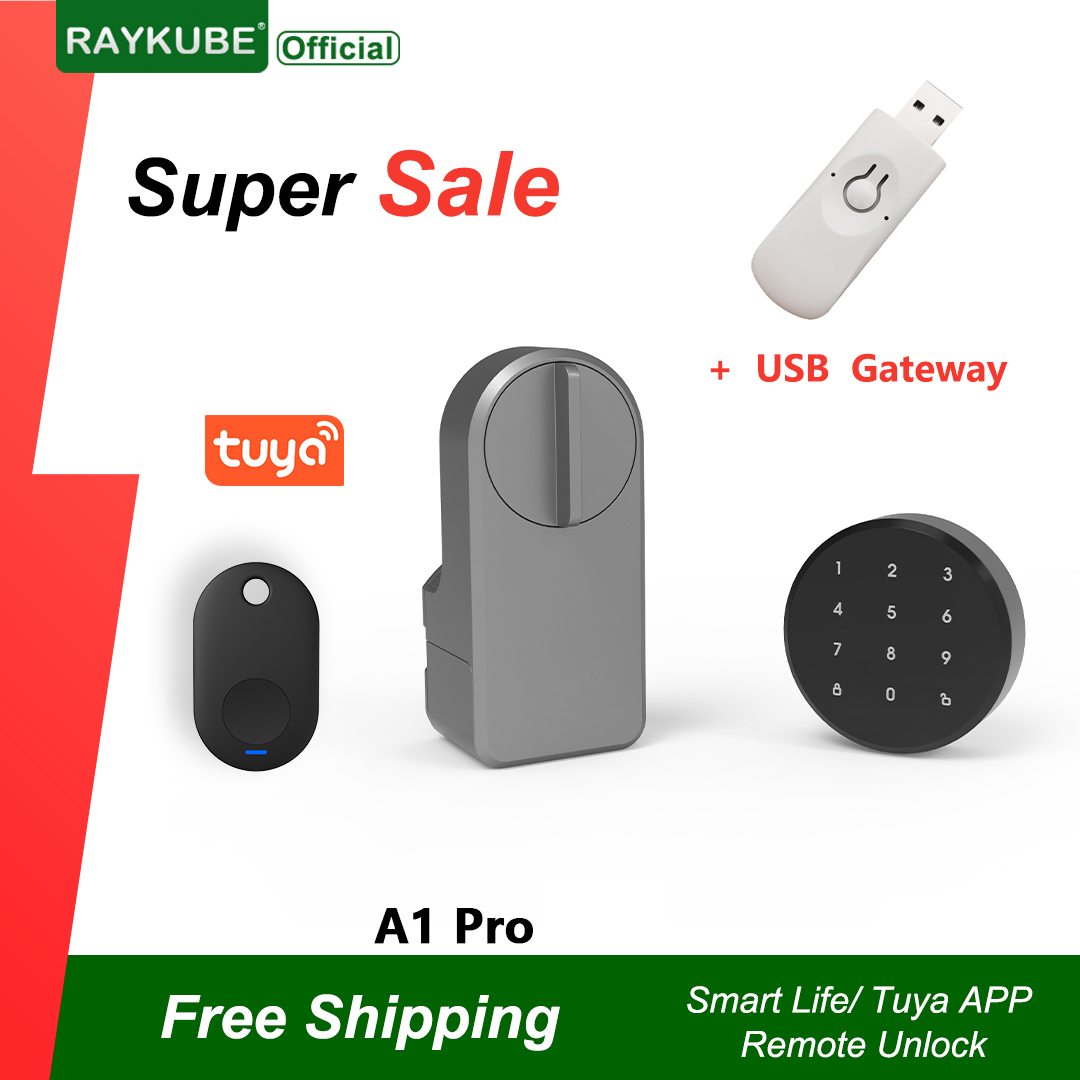 Smart Home Lock - Raykube a1 pro tuya bel conjunto