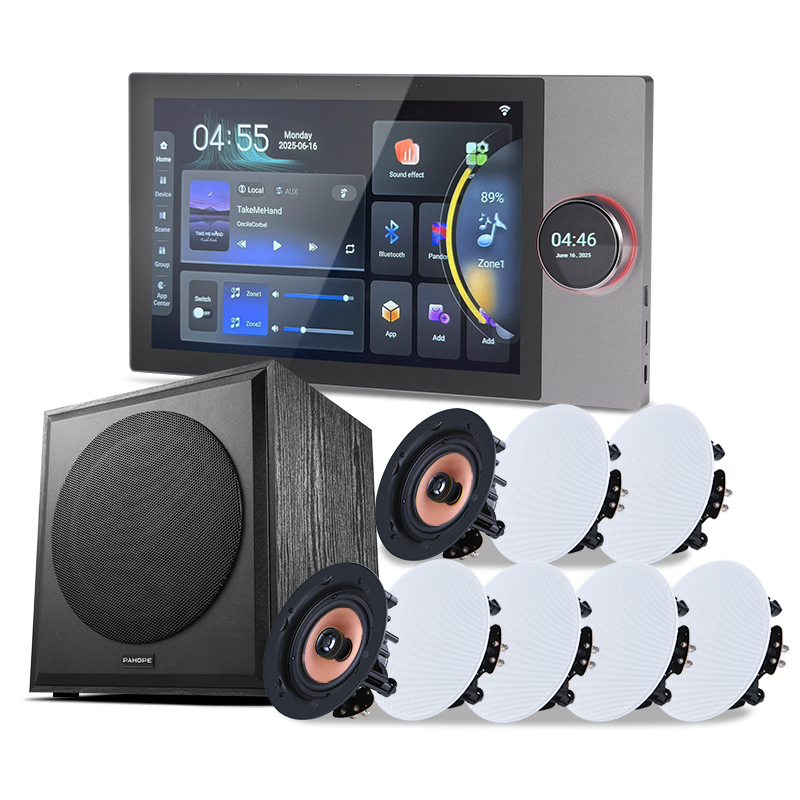 Smart Home Touchscreen Control Panel - Sistema de Música Ambiente para Casa