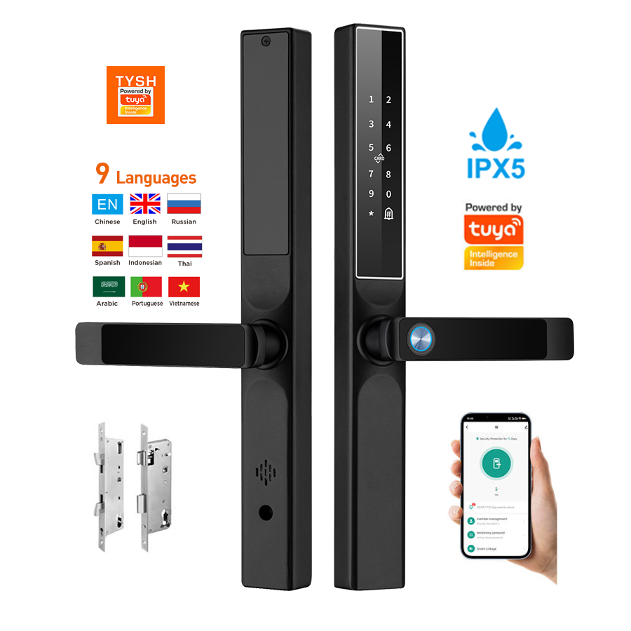 Smart Home Lock - Tuya app impressão digital fechadura da