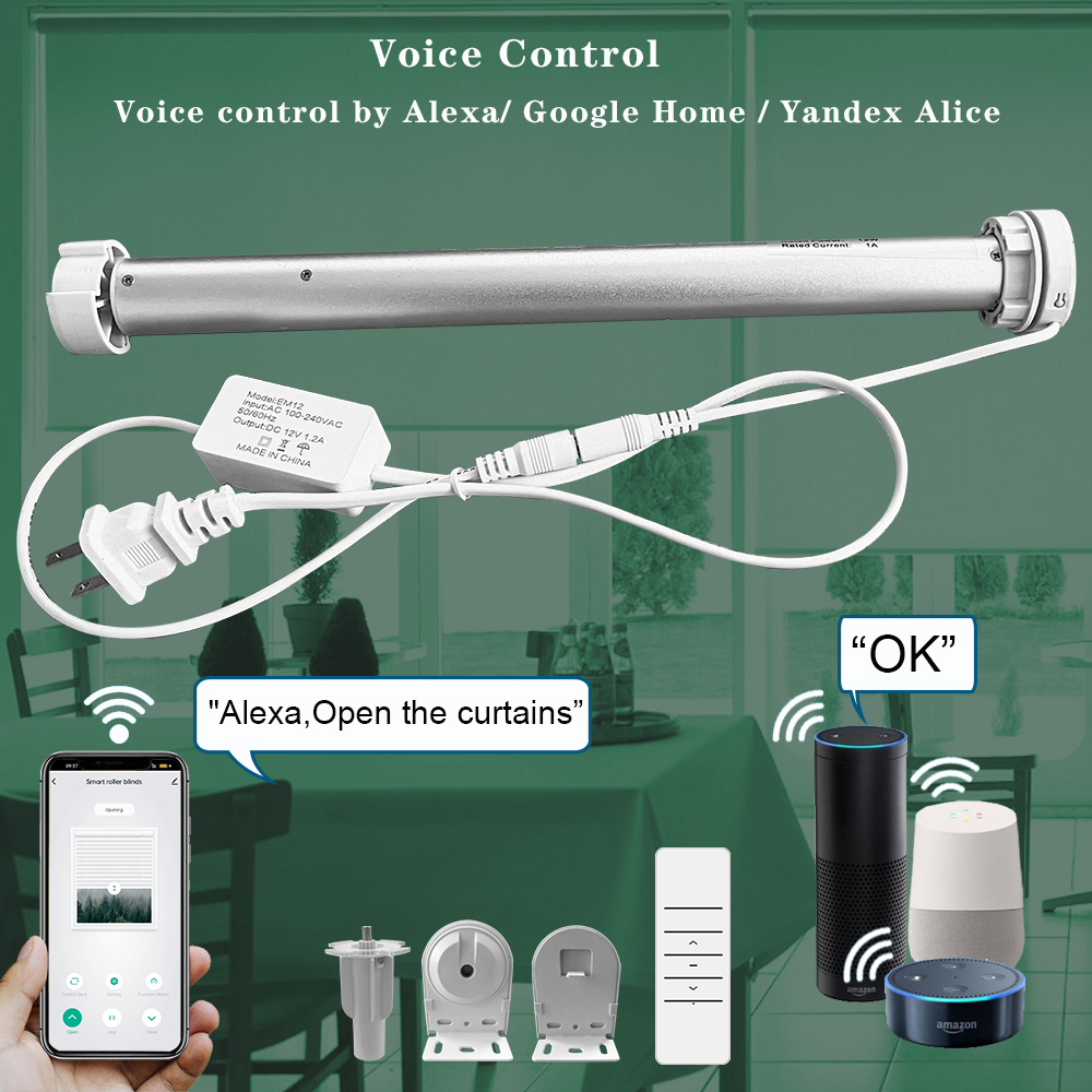 Smart Home Youtube - Tuya wifi persianas de rolo motor