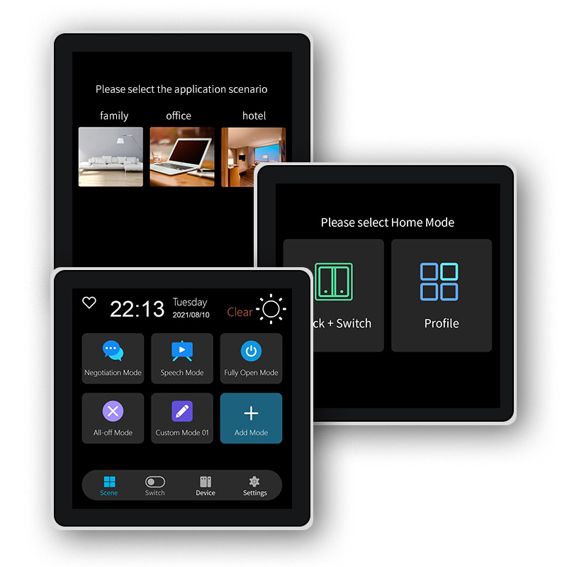 Smart Home Touchscreen Control Panel - Fuers 4 Polegada tela de toque