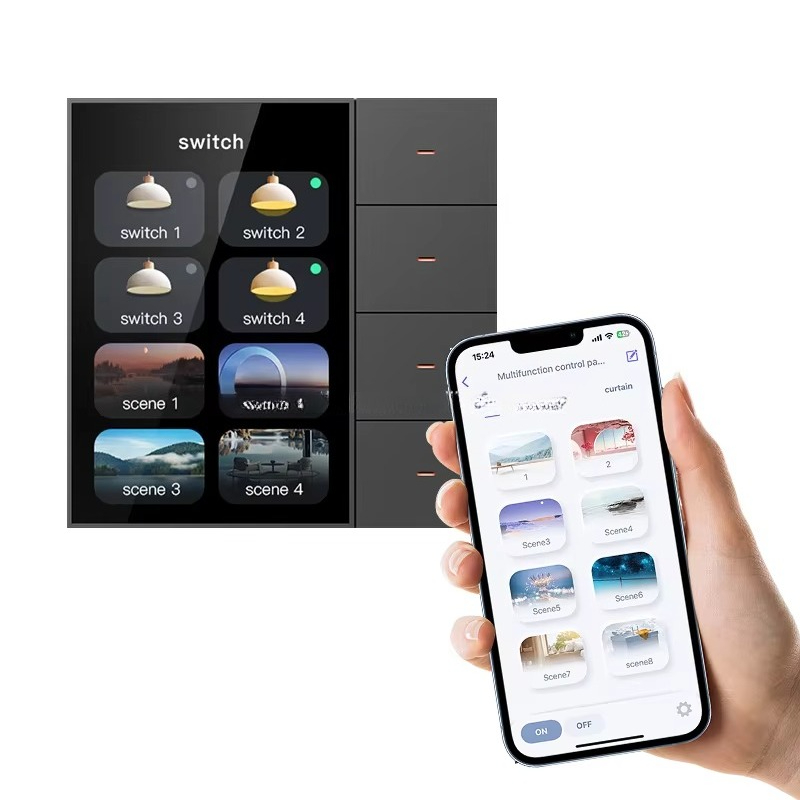 Smart Home Hotel - Interruptor Inteligente F3 Pro com Painel