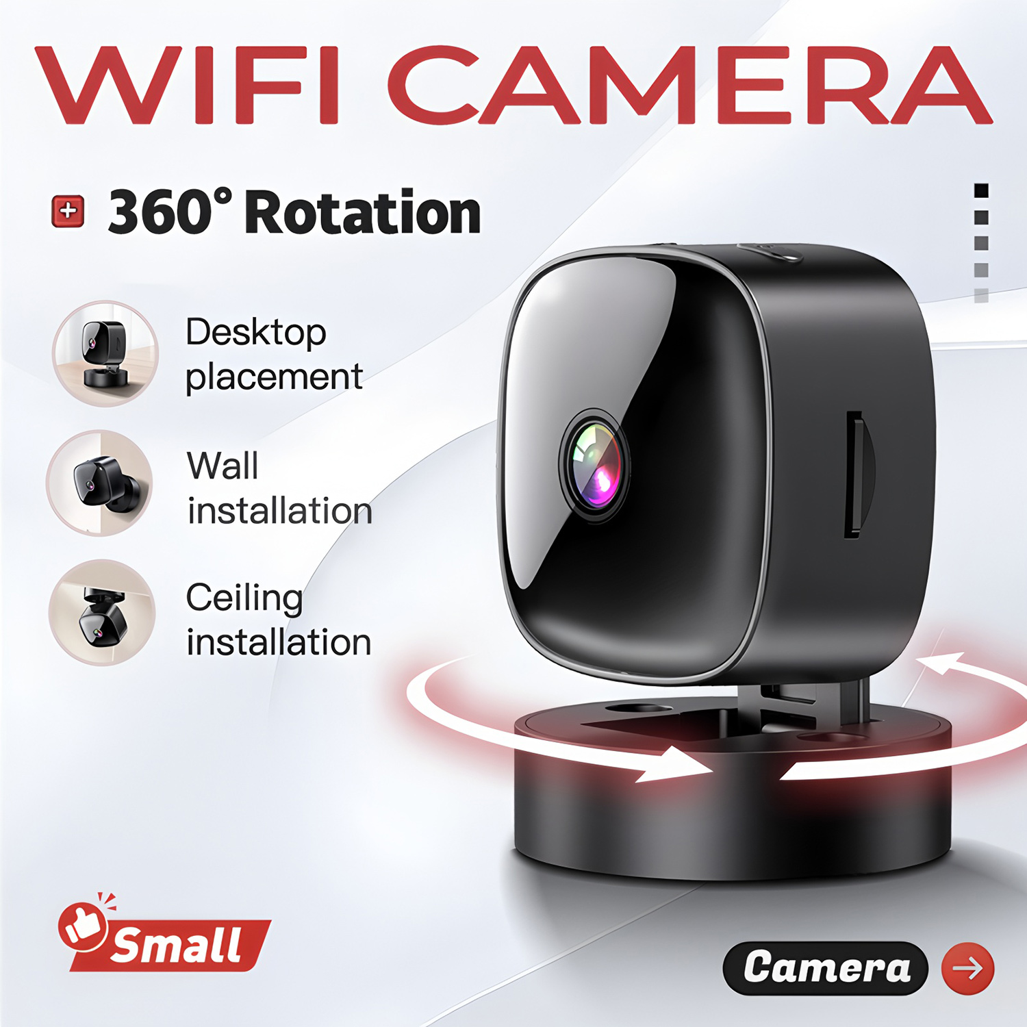 Smart Home Battery Camera Ezviz - Mini câmera de vigilância A9 1080P