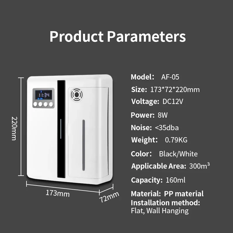 Smart Home Hotel - Difusor de Aroma Inteligente NAMSTE 300m³