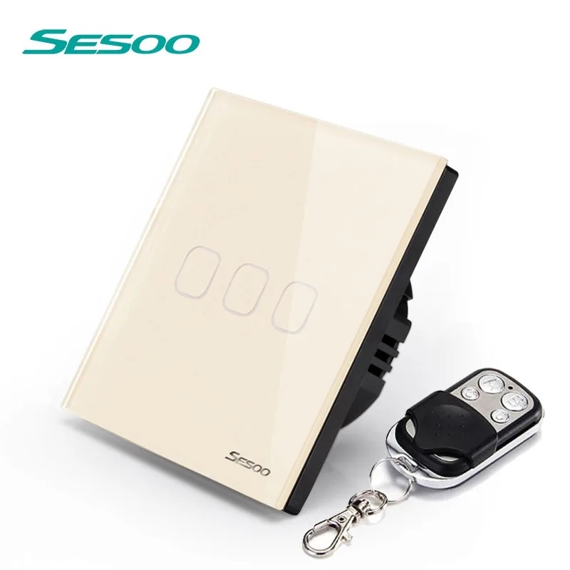 SESOO-Interruptor de toque rem - Smart Home Touchscreen Control Panel avaliação e preço