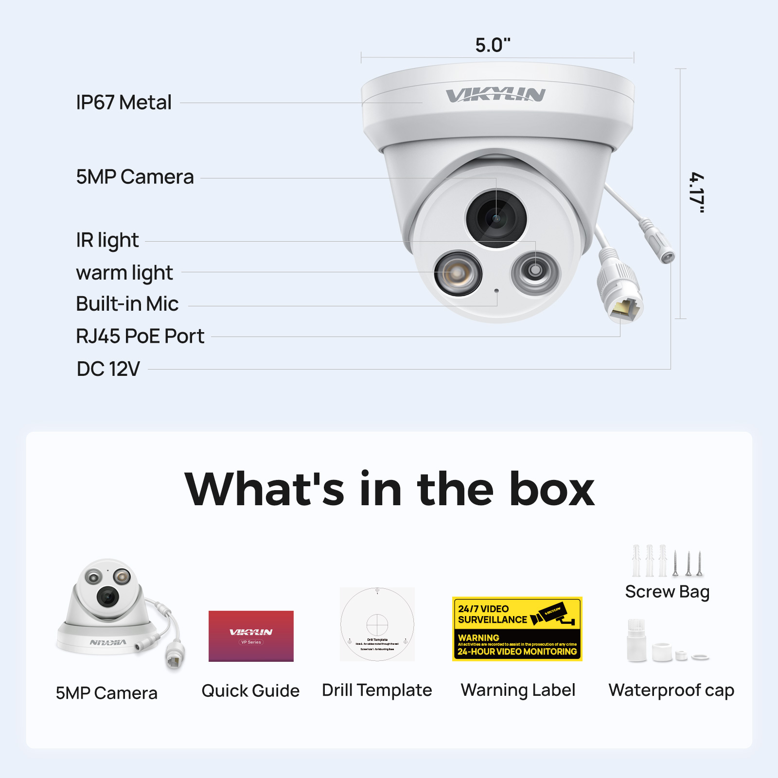 Câmera IP Inteligente VIKYLIN  - Smart Home Microsoft avaliação e preço