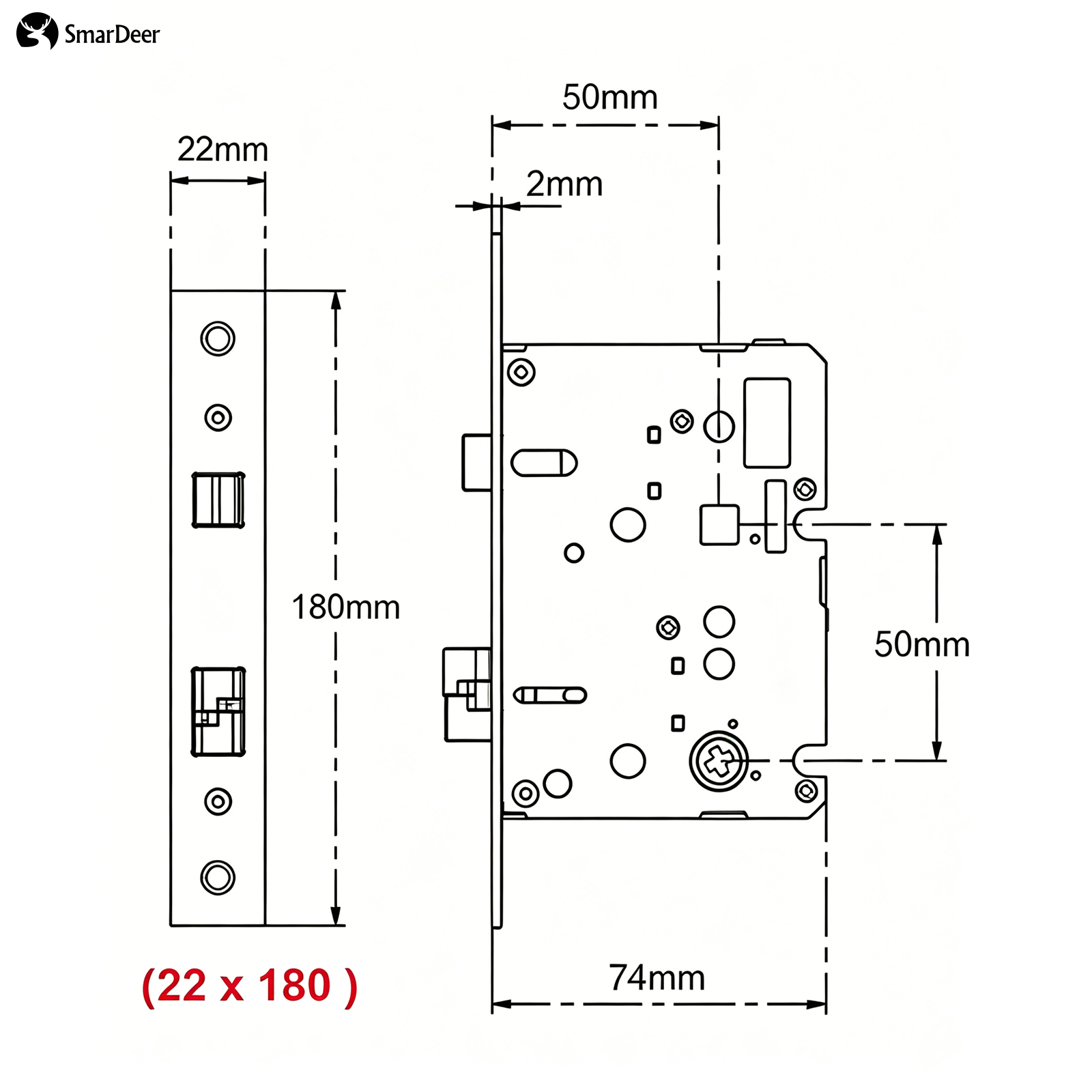 Corpo de Fechadura Eletrônica  - Smart Home Lock avaliação e preço
