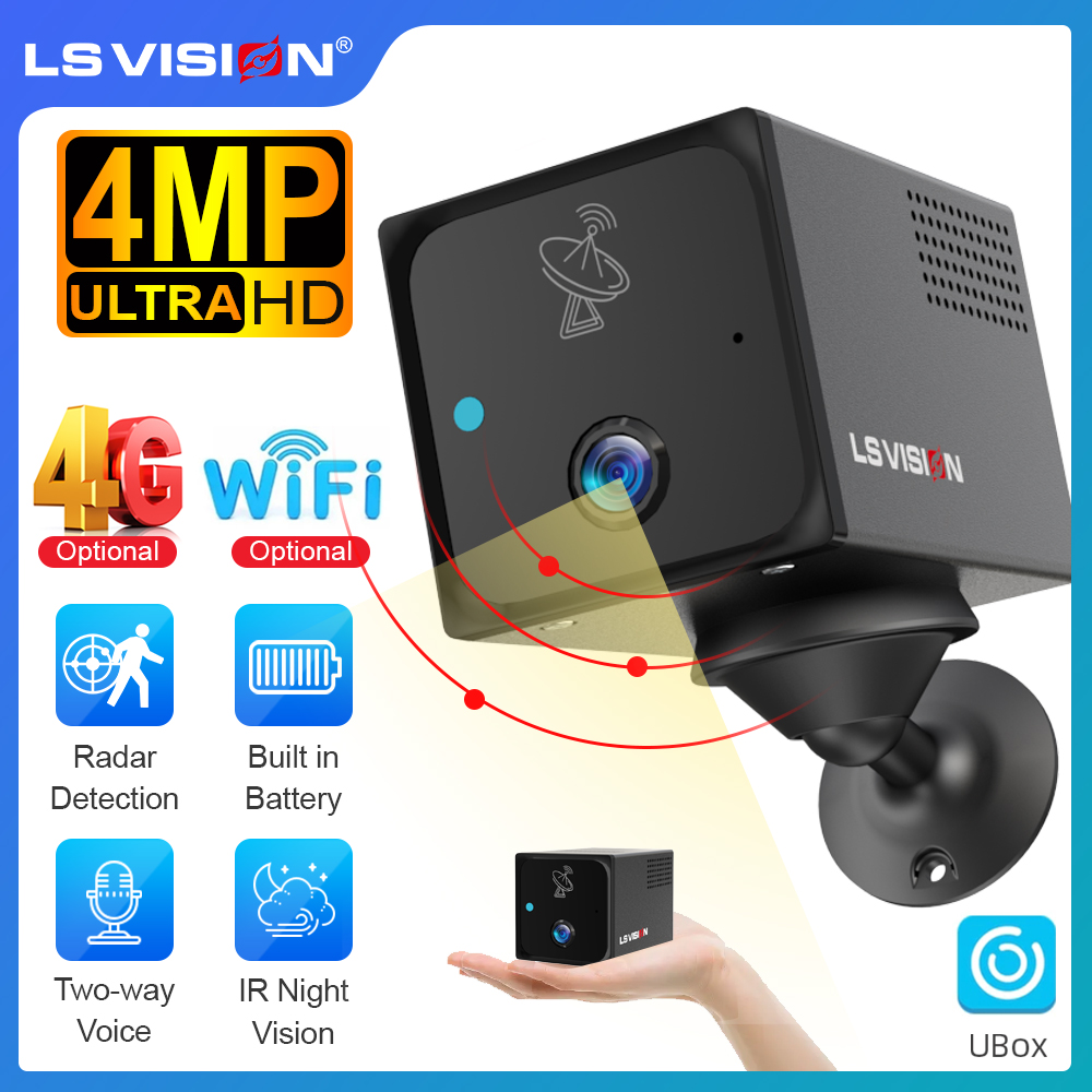 Ls vision 4mp 4g mini câmera s - Smart Home Battery Camera Ezviz avaliação e preço