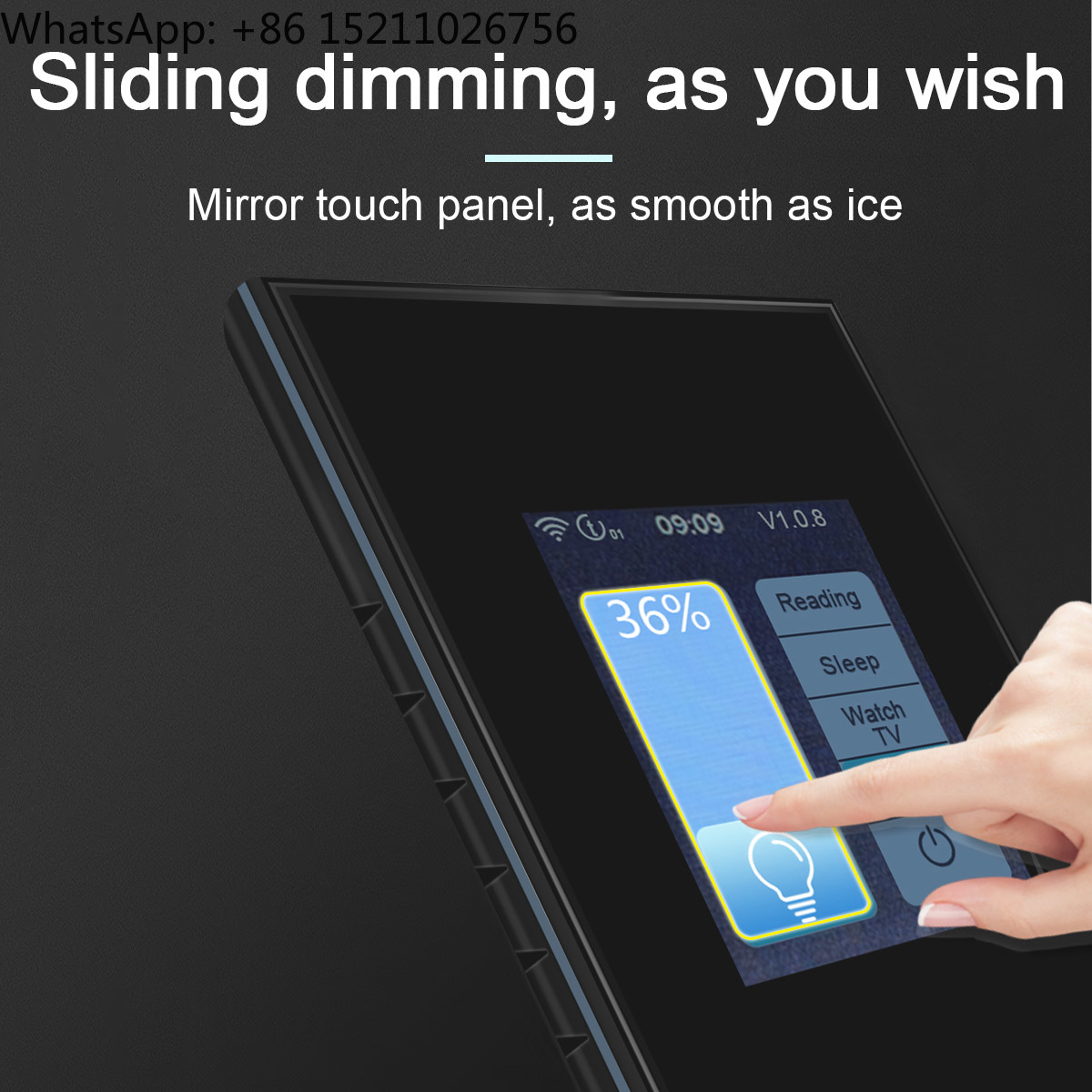 Lanbon l8 lcd tela de toque pa - Smart Home Touchscreen Control Panel avaliação e preço