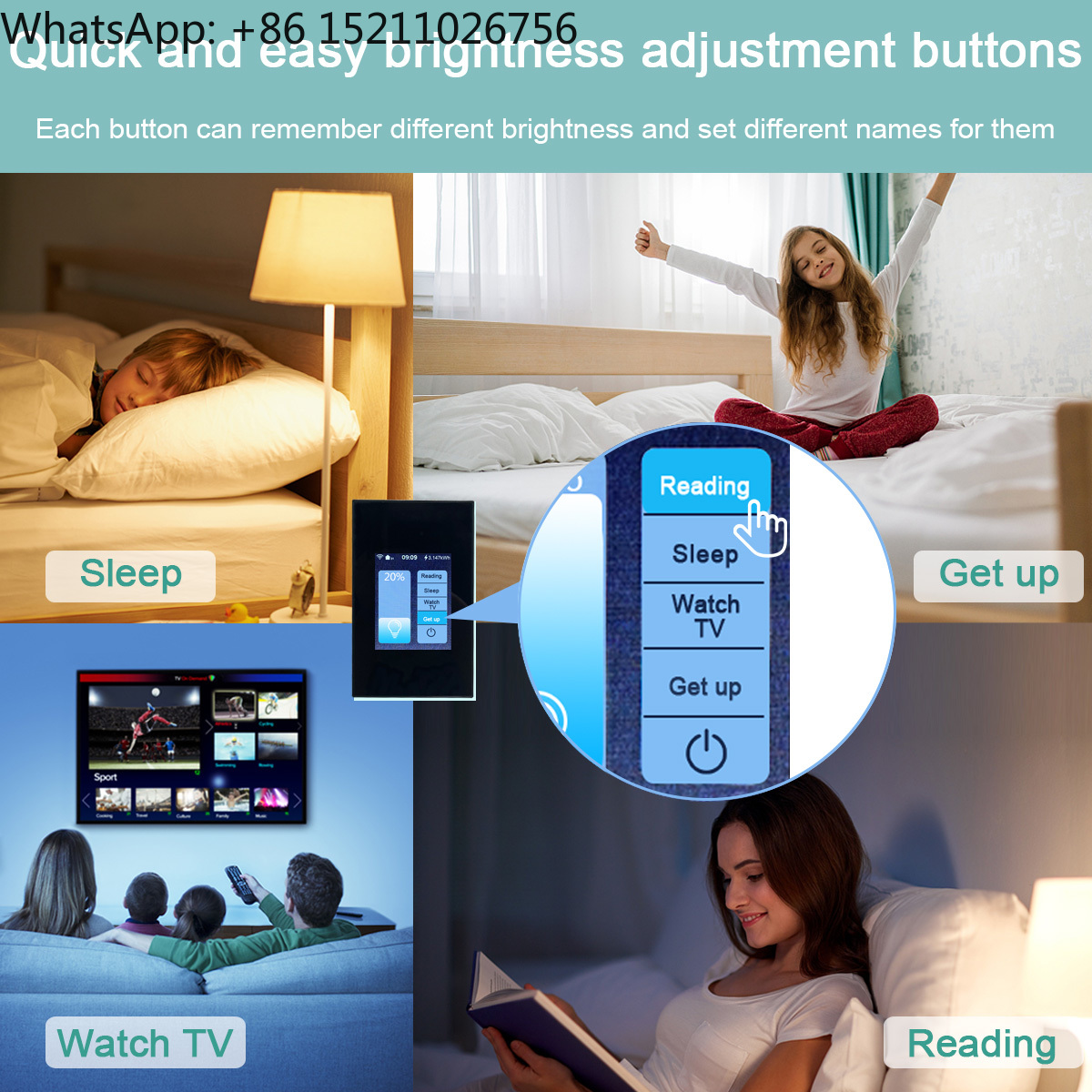 Lanbon l8 lcd tela de toque pa - Smart Home Touchscreen Control Panel avaliação e preço
