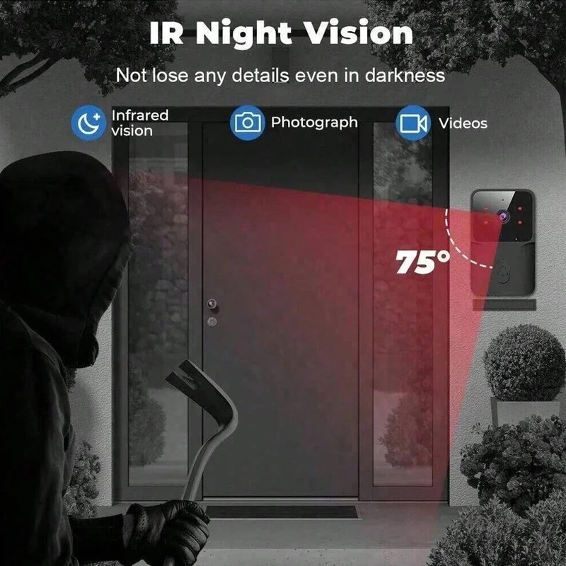 Campainha inteligente sem fio  - Smart Home Video Doorbell Installation avaliação e preço
