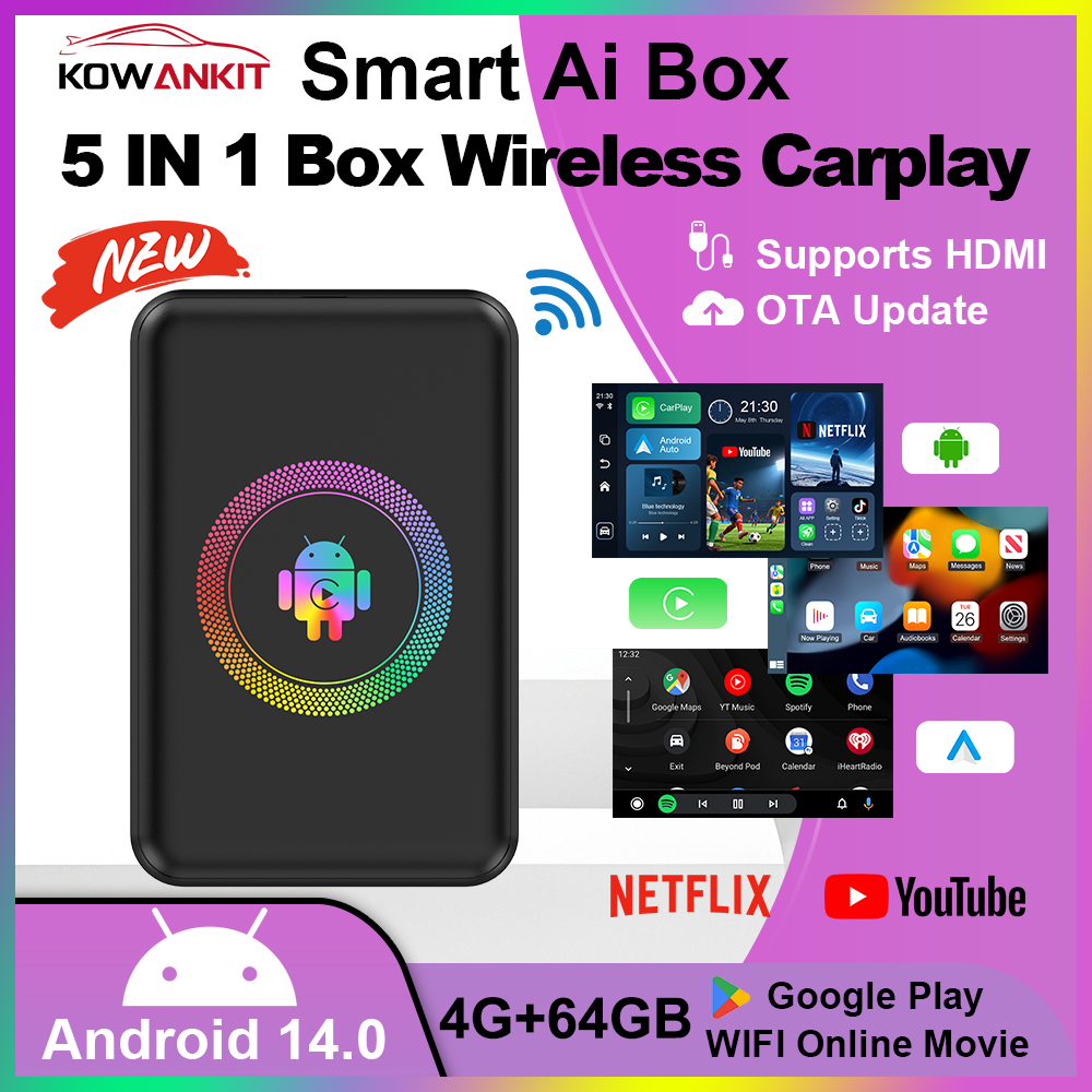 2026 Kowankit 4+64G Android 14 - Smart Home Youtube avaliação e preço