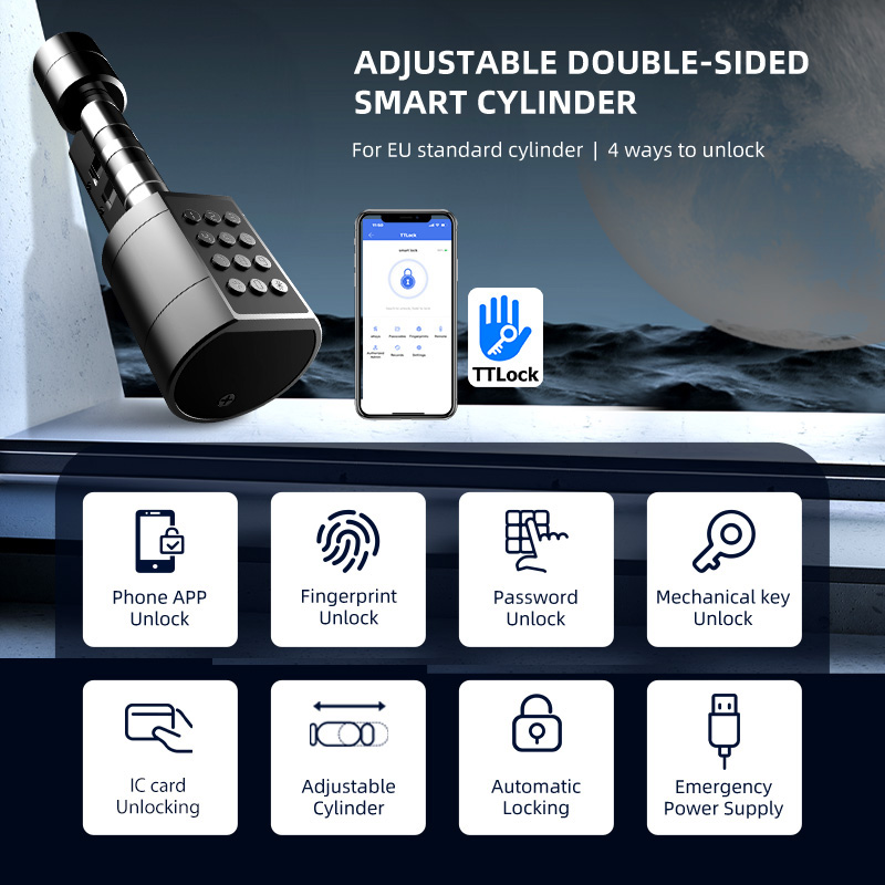 Fechadura de porta cilíndrica  - Smart Home Lock avaliação e preço