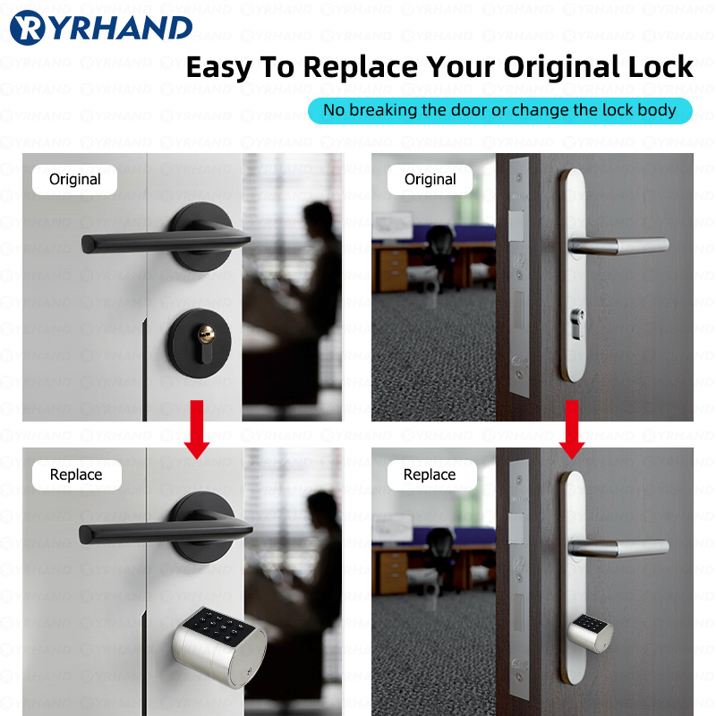 Fechadura de porta cilíndrica  - Smart Home Lock avaliação e preço