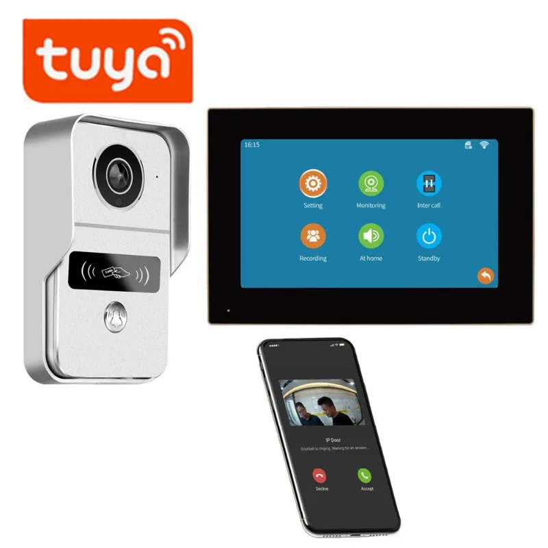 Campainha de Vídeo Wi-Fi Tuya  - Smart Home Video Doorbell App avaliação e preço