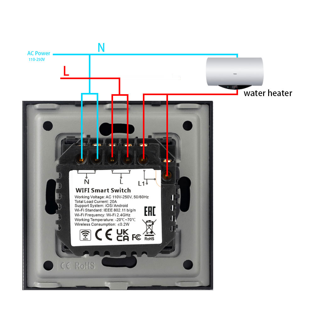 Tawoia wi fi interruptor intel - Smart Home Touchscreen Control Panel avaliação e preço