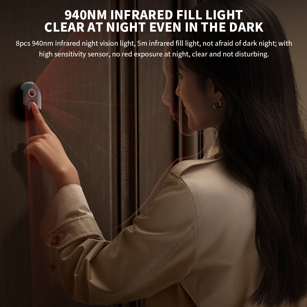 Xiaomi inteligente olho de gat - Smart Home Video Doorbell App avaliação e preço